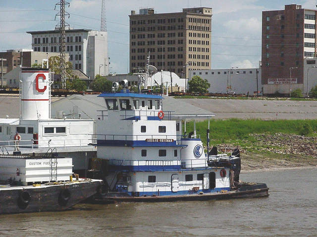 , Towboats, Pushboats, Barges, Mississippi, Ohio, River ...